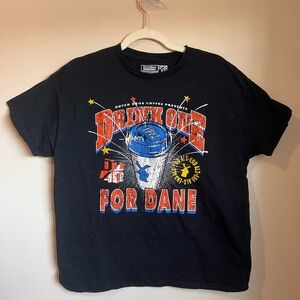 Dutch Bros Drink One for Dane 24’ Black Graphic T-Shirt